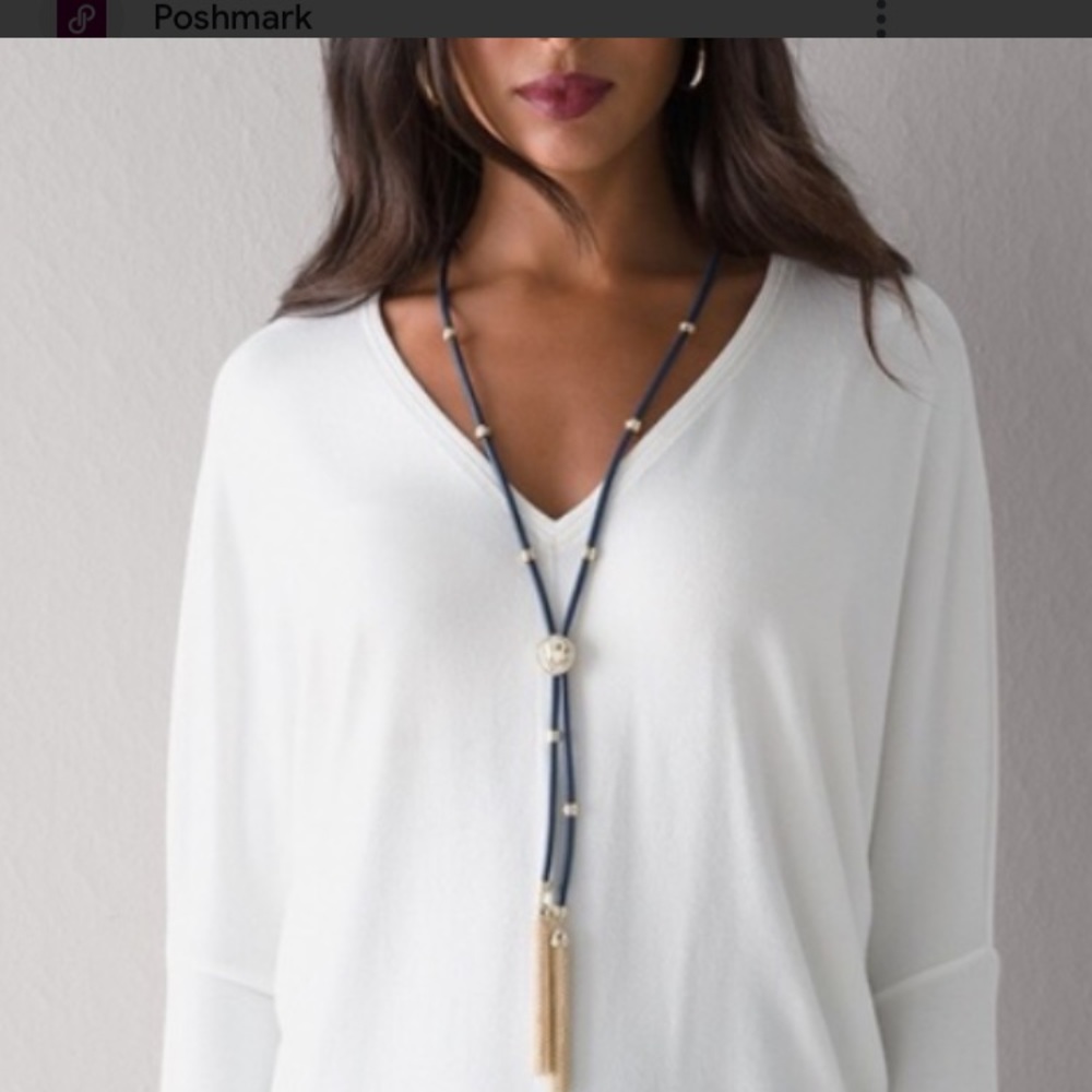 White House Black Market Cozy Knit Dolman Tunic